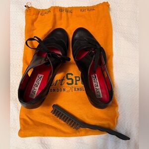 Used Women’s practice Dance Shoes by Ray Rose w/2” heel. Black leather/suede.